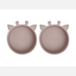 Nuuroo Alex Dyb Tallerken 2-pak - Woodrose