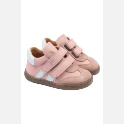 Pom Pom Sko m. Velcro - Misty rose