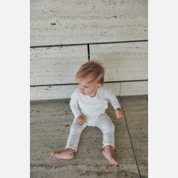 Copenhagen Colors Leggings M. Hjerte Mnster - Creme