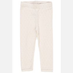 Copenhagen Colors Leggings M. Hjerte Mnster - Creme