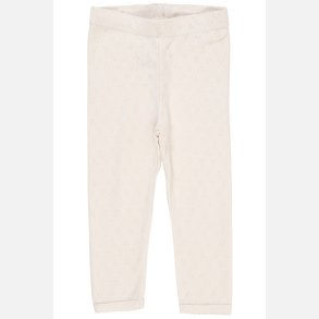 Copenhagen Colors Leggings M. Hjerte Mnster - Creme