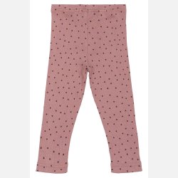 Petit Piao Hjerte Leggings - Nostalgic Rose/Coffee Bean