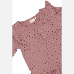 Petit Piao Hjerte Kjole -  Nostalgic Rose/Coffee Bean