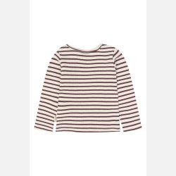 Petit Piao Sky Bluse - Huckleberry Striped
