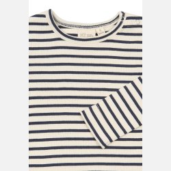 Petit Piao Sky Bluse - Navy Blazer Striped