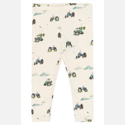 Petit Piao Star Leggings - Eggnog tractor
