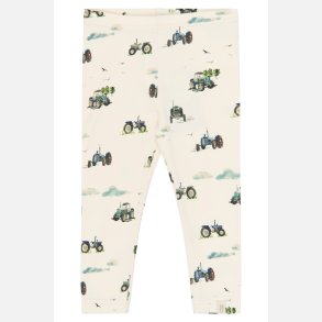 Petit Piao Star Leggings - Eggnog tractor