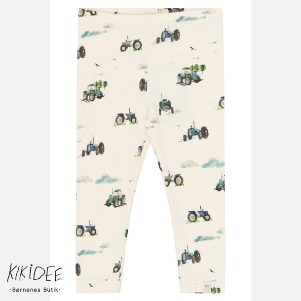Petit Piao Star Leggings - Eggnog tractor