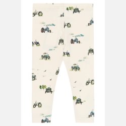 Petit Piao Star Leggings - Eggnog tractor