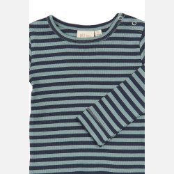 Petit Piao Air Bluse - Lead Striped