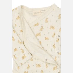 Petit Piao Dio Pointelle Sl�-om Body - Eggnog Rabbit 