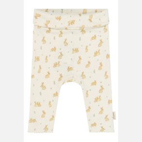 Petit Piao Dio Pointelle Leggings - Eggnog Rabbit 
