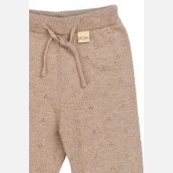 Petit Piao Edris Pointelle Knit Pants - Woodsmoke