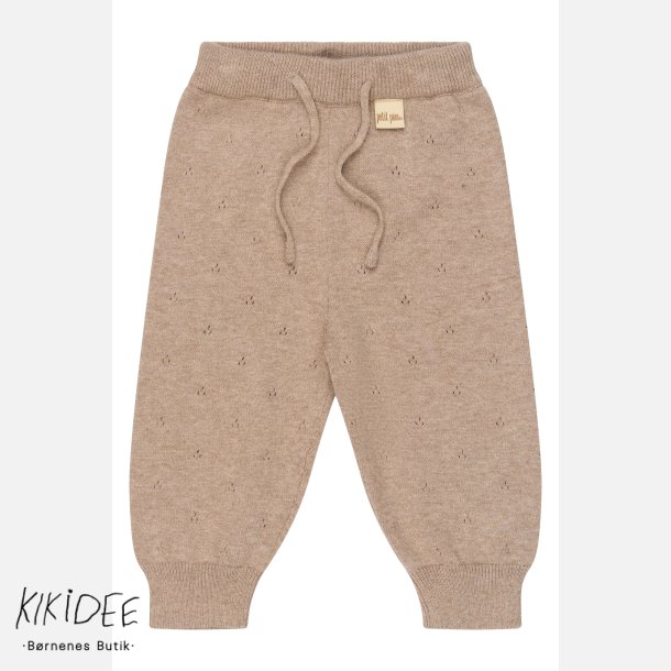 Petit Piao Edris Pointelle Knit Pants - Woodsmoke