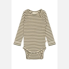 Petit Paio Body - Green leaf/off white