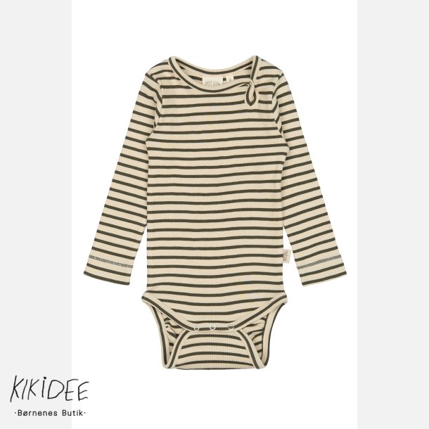 Petit Paio Body - Green leaf/off white