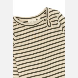 Petit Paio Body - Green leaf/off white