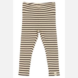 Petit Piao Leggings - Coffee bean/off white
