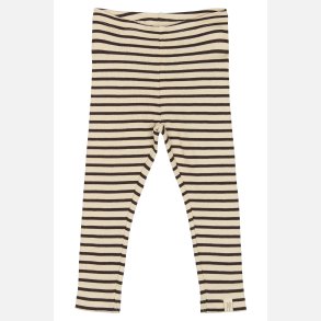 Petit Piao Leggings - Coffee bean/off white