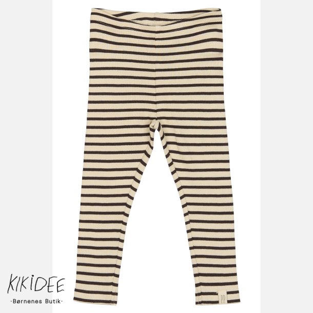 Petit Piao Leggings - Coffee bean/off white