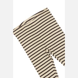 Petit Piao Leggings - Coffee bean/off white