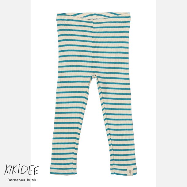 Petit Piao Leggings - Turquise /Dark off white
