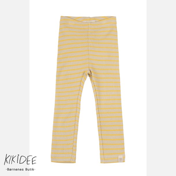 Petit Piao Leggings - Yellow Sun/Dark Off White