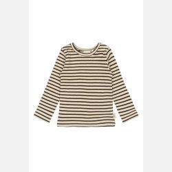 Petit Piao Bluse - Coffee bean/oof white