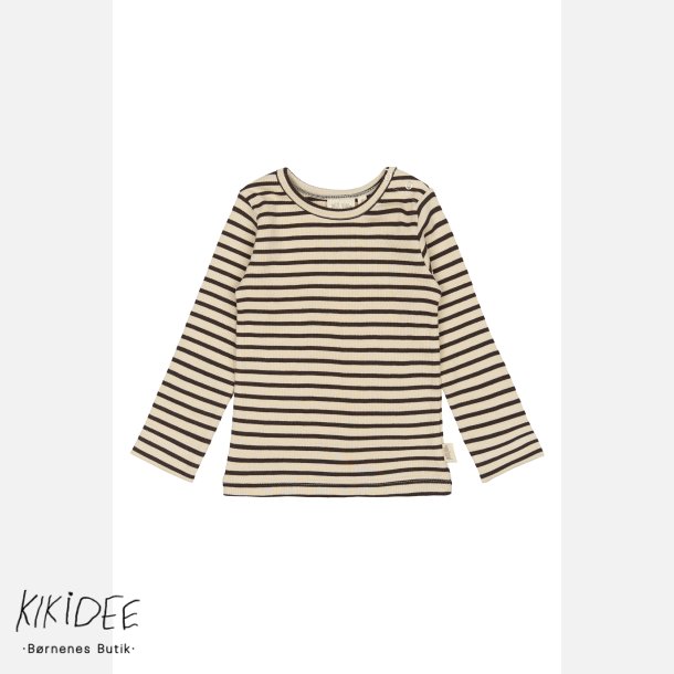 Petit Piao Bluse - Coffee bean/oof white
