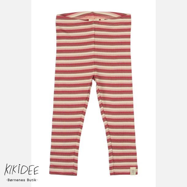 Petit Piao Leggings - Light berry / Multi stripe