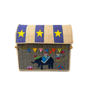 Rice Opbevaringskurv Mellem  - Cirkus tema