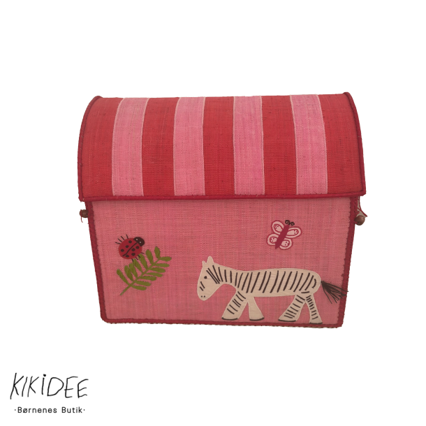 Rice Opbevaringskurv Stor - Wildlife tema 