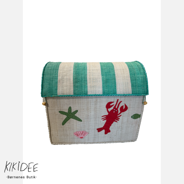 Rice Opbevaringskurv Stor - Ocean 