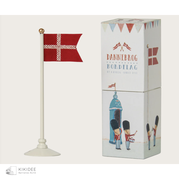 Maileg Danneborg Bord Flag - 14 cm