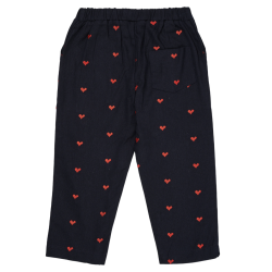 Copenhagen Colors Twill Hjerte Bukser - Navy