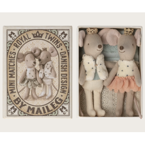 Maileg Royal tvillingemus - Lillebror og Lillesster