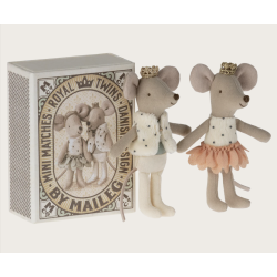 Maileg Royal tvillingemus - Lillebror og Lillesster