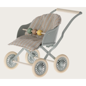 Maileg Klapvogn Baby Mus - Bl�