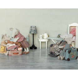  Maileg Overalls og Trje i Kuffert - Storebror mus