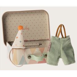  Maileg Klovne Tj i Kuffert - Lillebror mus