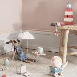 Maileg Strandst - Skovl, spand og skaller