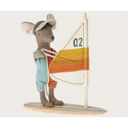 Maileg Strandmus Surfer - Storebror