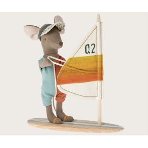 Maileg Strandmus Surfer - Storebror