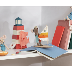 Maileg Strandmus Surfer - Storebror