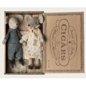 Maileg Bedstemor og Bedstefar I Cigarske - Mus 