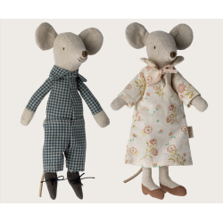 Maileg Bedstemor og Bedstefar I Cigarske - Mus 