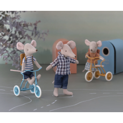 Maileg Cykel Mus - Storebror bl