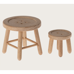 Maileg Bord og Taburet - Mus