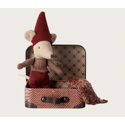 Maileg Baby Julemus i Kuffert 