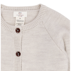 Copenhagen Colors Strik Cardigan - Pale Cream Melange